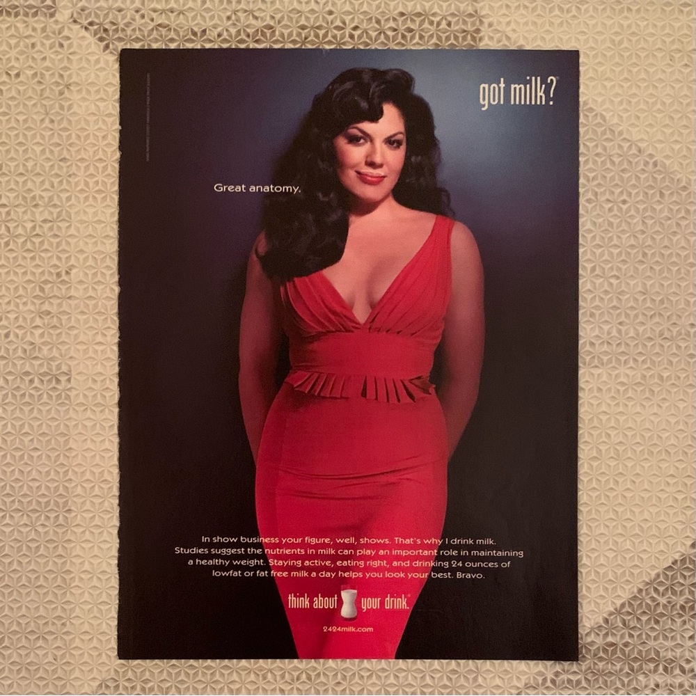 Milk Ad - Sara Ramirez - GM - Picture 1 of 1